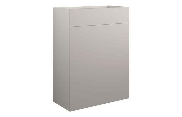 Eden 600mm Standard WC Unit - Matt Dove Grey (Grey Cab)